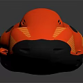 Orange Rescue Flotation Device With Bright Color And Emergency Rescue Features