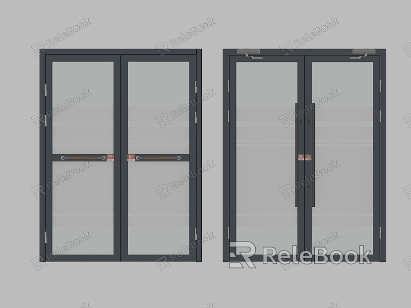 Simple split door model