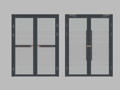 Simple split door model