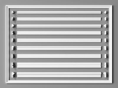Modern plaster line skirting line plaster line 3d model