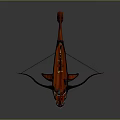 Unique Shark Shaped Water Vehicle With Red Black Design And Telescope Feature