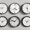 Modern clock wall clock 3d model