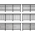 Various Stylish Metal Fence Designs Featuring Decorative Patterns And Structural Details