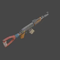 Rust Assault Rifle IAk47 3d model