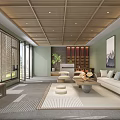 New Chinese Reception Area 3d model
