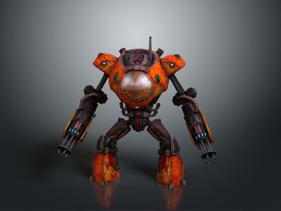 Mech Warrior Mech Soldier Machine Battlearm Mechanical Battlearm Machine Fighter Robot 3d model