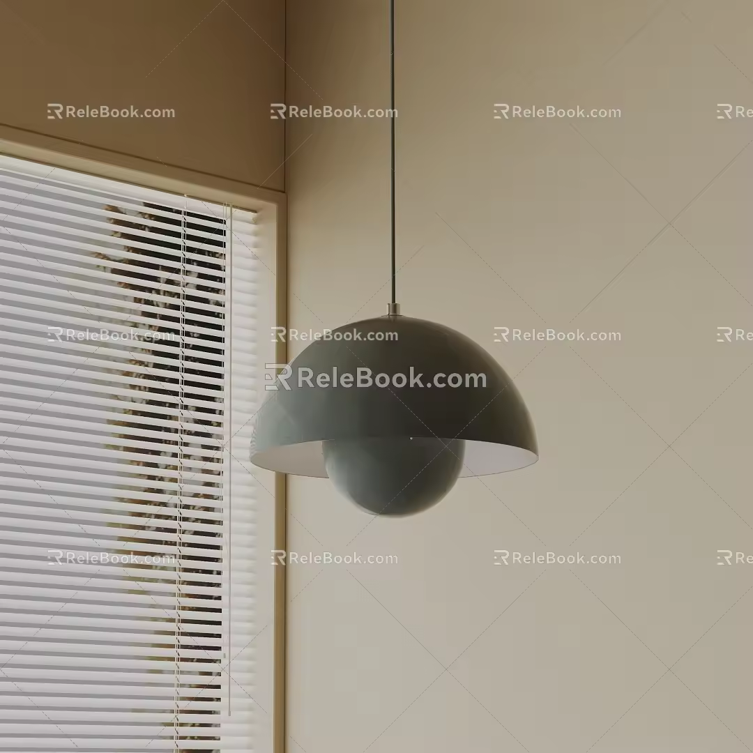 Modern chandelier 3d model