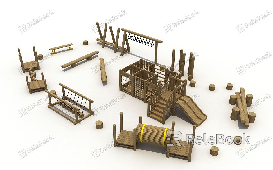 Modern Amusement Equipment Amusement Wood Expansion model