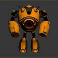 Modern Robot Mech Warrior Mech Soldier Machine Battlearm Mechanical Battlearm 3d model