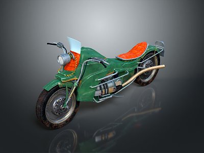 Motorcycle Two-wheeled Motorcycle Cross-country Motorcycle Road Race Motorcycle Motor Vehicle Transport 3d model