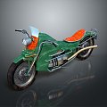 Motorcycle Two-wheeled Motorcycle Cross-country Motorcycle Road Race Motorcycle Motor Vehicle Transport 3d model