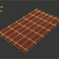 Red Ceramic Roof Tiles With Classic Style For Building Roofing Projects