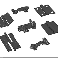 Different Types of Metal Hinges for Furniture and Cabinet Hardware Accessories