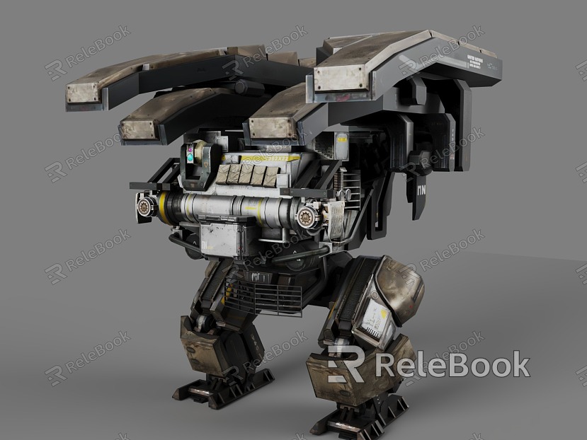 Cyberpunk style sci-fi robot robot Mecack Century sci-fi style robot war robot model