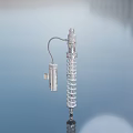 Industrial Equipment Stainless Steel Spiral Spring With Connecting Pipe And Precision Design