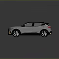 Renault Modern Crossover SUV With White Body Black Roof And Stylish Front Design Alloy Wheels