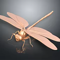 Modern dragonfly without bully hook giant hip big fly without bully hook 3d model