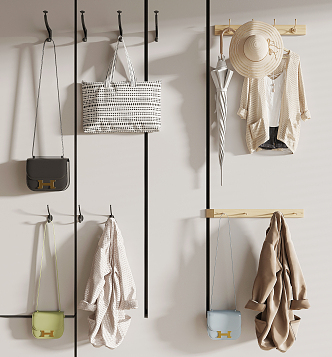 Modern clothes hook 3d model