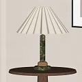 Modern medieval table lamp retro table lamp 3d model