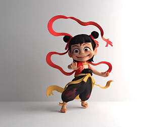 Which cartoon characters 3d model