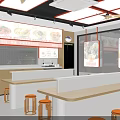 Ruyi Wonton Restaurant Exterior With Orange Facade Freshly Wrapped Wontons Menu And Interior Seating