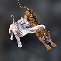 Modern Tiger White Tiger 3d model