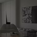 Luxury Modern Open Living And Dining Room With Stylish Curved Sofas And Elegant Interior Design