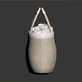 Stylish Handwoven Wicker Baskets With Black And Beige Handles For Daily Use