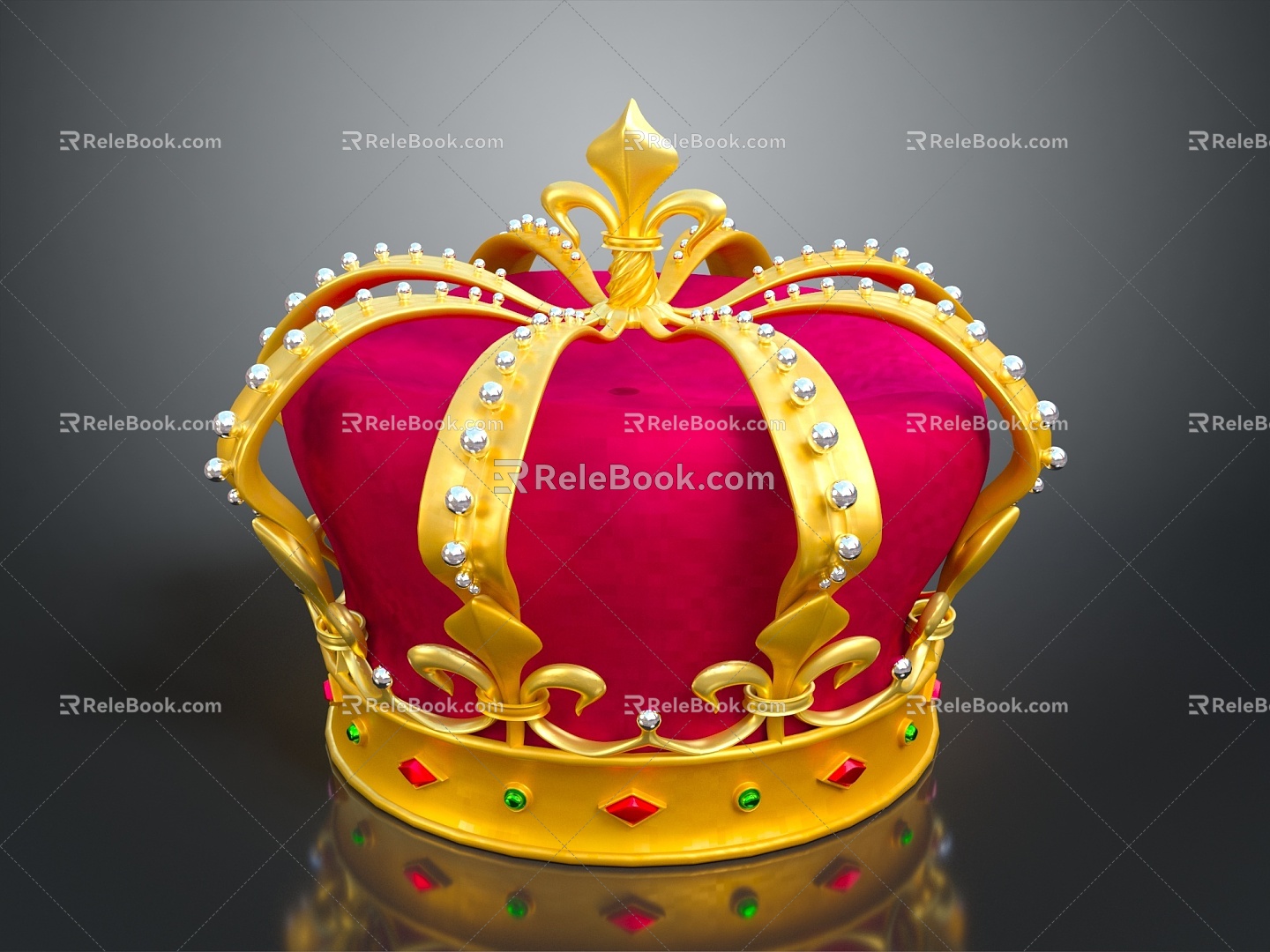 Modern Crown Crown Crown Crown Crown Home Ornaments 3d model