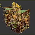 Magic Book Cartoon Book Summoning Book Ancient Book Magic Summoning Book Animation Book 3d model