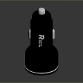 Baseus Black Car Charger With Dual USB Ports For Fast Charging