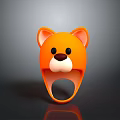 Cute Orange Bear Ear Shaped Wristband Practical Daily Life Use Item