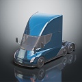 Modern Truck Big Truck Large Transporter 3d model