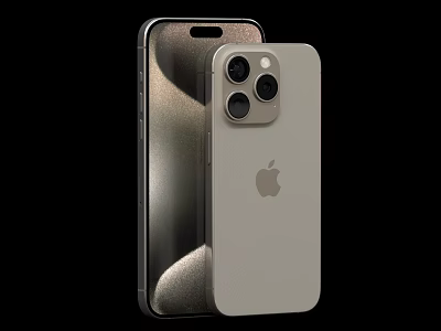 Modern Mobile Phone Apple Mobile Phone 3d model