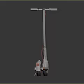 Modern Lightweight Electric Bicycle With White Frame And Red Wheels Design