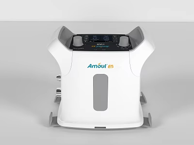 Amoul ES Medical Device With White Design Control Panel And Standing Structure 3d model
