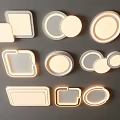 Modern Stylish Lighting Combinations Featuring Square Round And Oval Framed Illuminated Designs
