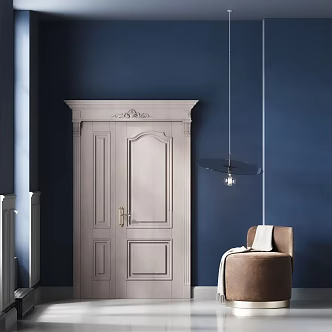 Jane Ou's mother door entrance door 3d model