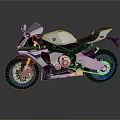 Sleek Modern Sport Motorcycle With Silver Black Body And Stylish Wheels