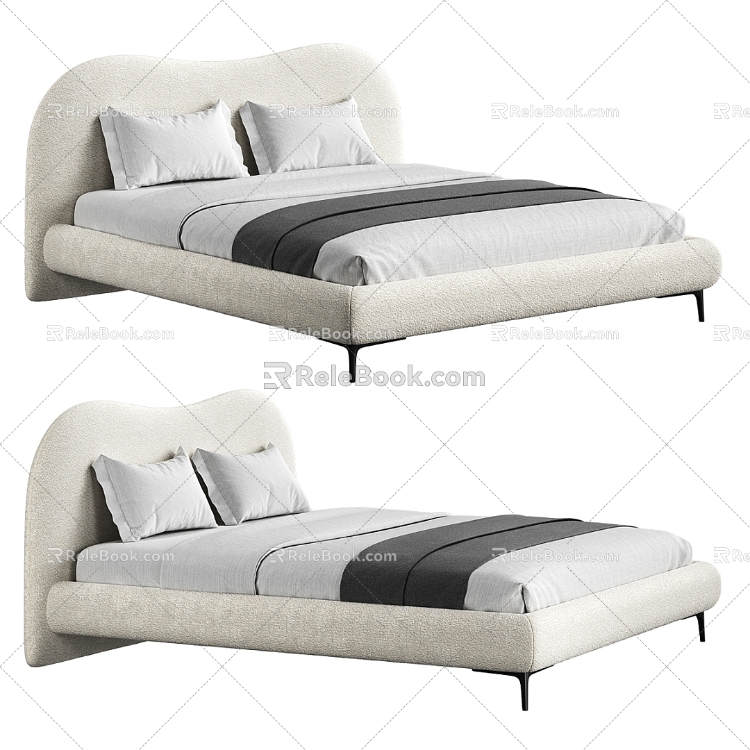 Modern Other NAMI SIORI japan Bed scandi 3d model