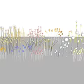 Plant Inspired Outdoor Lights Reed Dandelion Designs Soft White Pink Glow Misty Setting Gradient Purple Orange