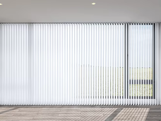 Modern Venetian Blinds Dream Curtain Vertical Curtain 3d model