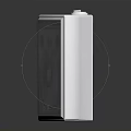 White Modern Speaker With Mesh Grill For Clear Home Audio Experience 3d model