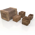 Wooden Storage Crates For Home Organization And Decorative Use