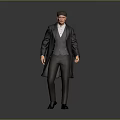 Modern Man Detective Plainclothes Agent Plainclothes Agent 3d model