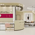 Elegant Jewelry Store Interior Design With Glass Display Cases Decorative Counters And Ceiling Lighting