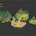 Game Environment Game Scene Fairy Tale Scene Fairy Tale Magic Scene Magic Item Fantasy Scene 3d model