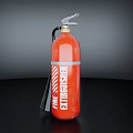 Essential Fire Equipment Red Fire Extinguisher With White Text Silver Nozzle And Black Hose