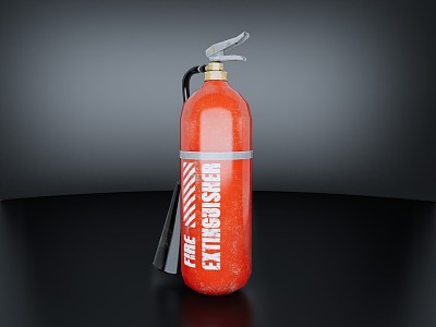 Fire extinguisher 3d model