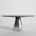 Modern Dining Table Round Dining Table 3d model